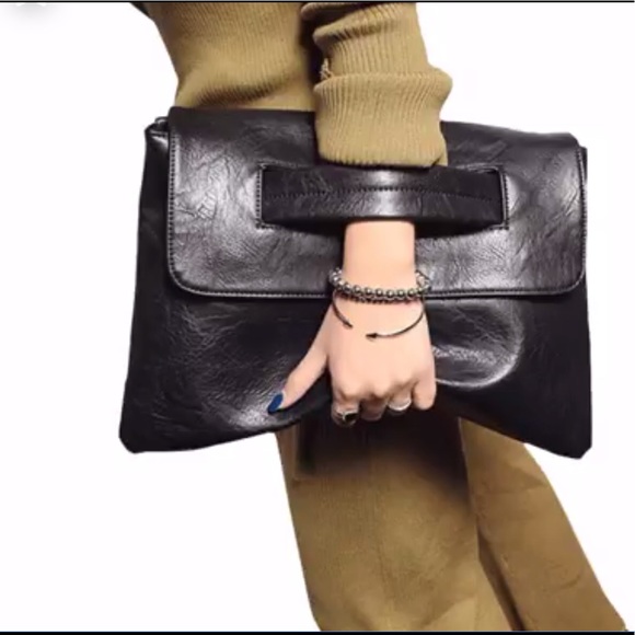 🔴Last One 🔴Grey Large Messenger Clutch - Picture 2 of 4